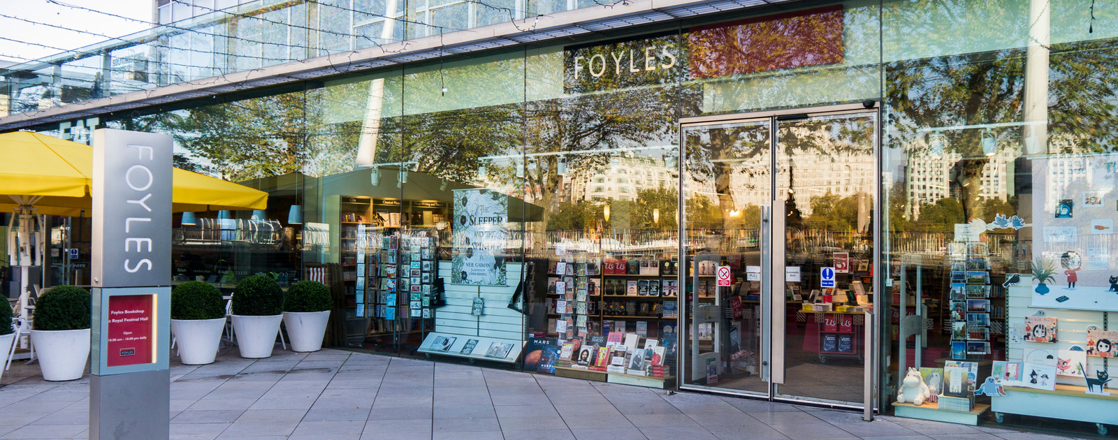 Foyles Bookshop, Southbank Centre Exterior view of Foyles Bookshop at the Southbank Centre